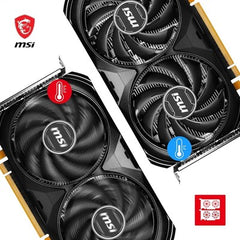 MSI GeForce RTX 4060 Ti Ventus 2X 16GB OC Graphics Card