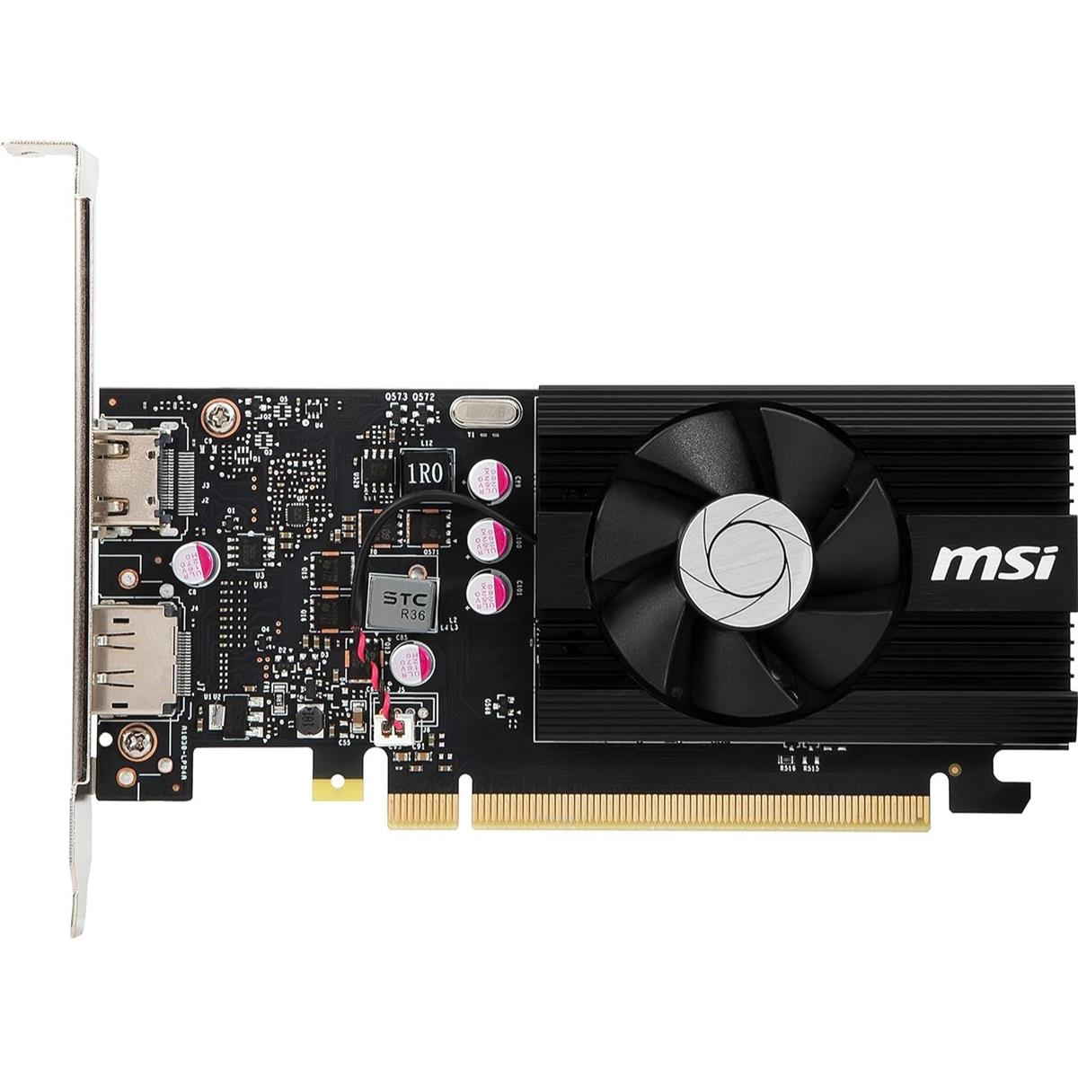 MSI GeForce GT 1030 4GD4 LP OC Graphics Card