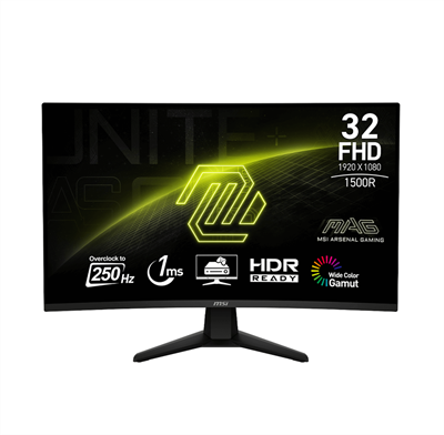 MSI MAG 32C6X 32" Full HD 250Hz VA Curved Gaming Monitor