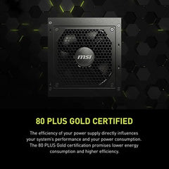 MSI MAG A850GL PCIE 5 850W 80+ Gold Fully Modular Power Supply