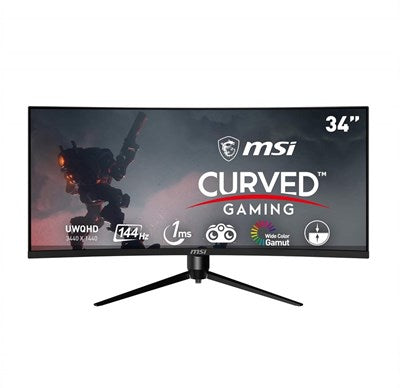 MSI Optix MAG342CQR 34" 2K 144Hz 1500R Curved Gaming Monitor