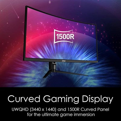 MSI Optix MAG342CQR 34" 2K 144Hz 1500R Curved Gaming Monitor