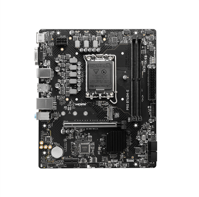 MSI Pro B760M-E DDR5 intel 14th Gen LGA 1700 Micro-ATX Motherboard