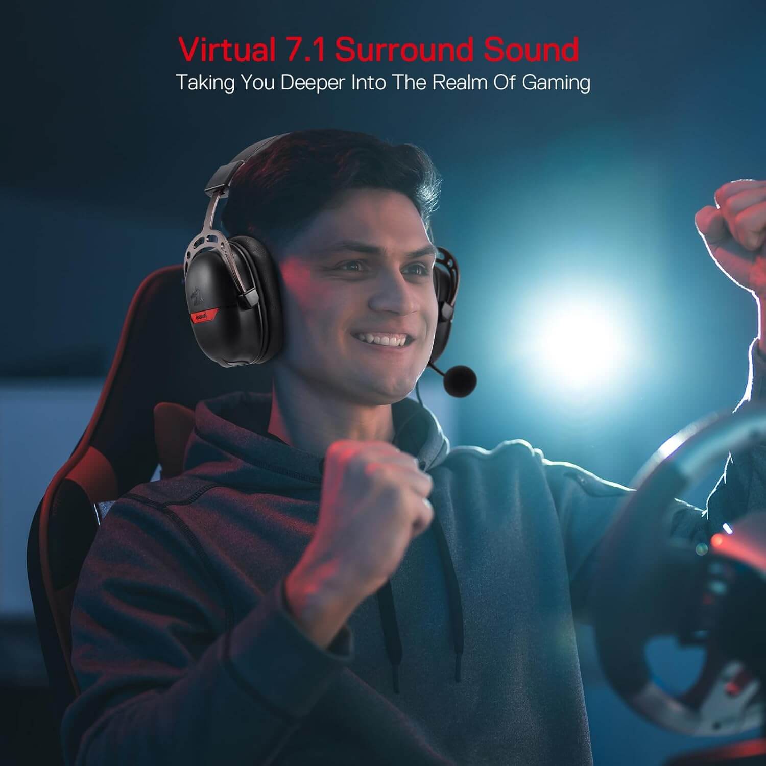 Redragon Aurora H376 7.1 Surround Sound Wired Gaming Headset