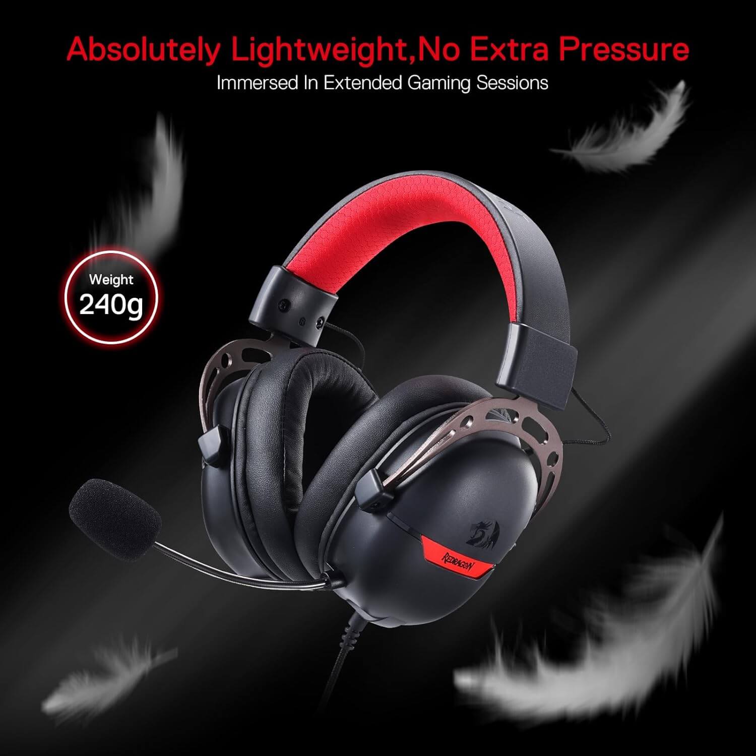 Redragon Aurora H376 7.1 Surround Sound Wired Gaming Headset