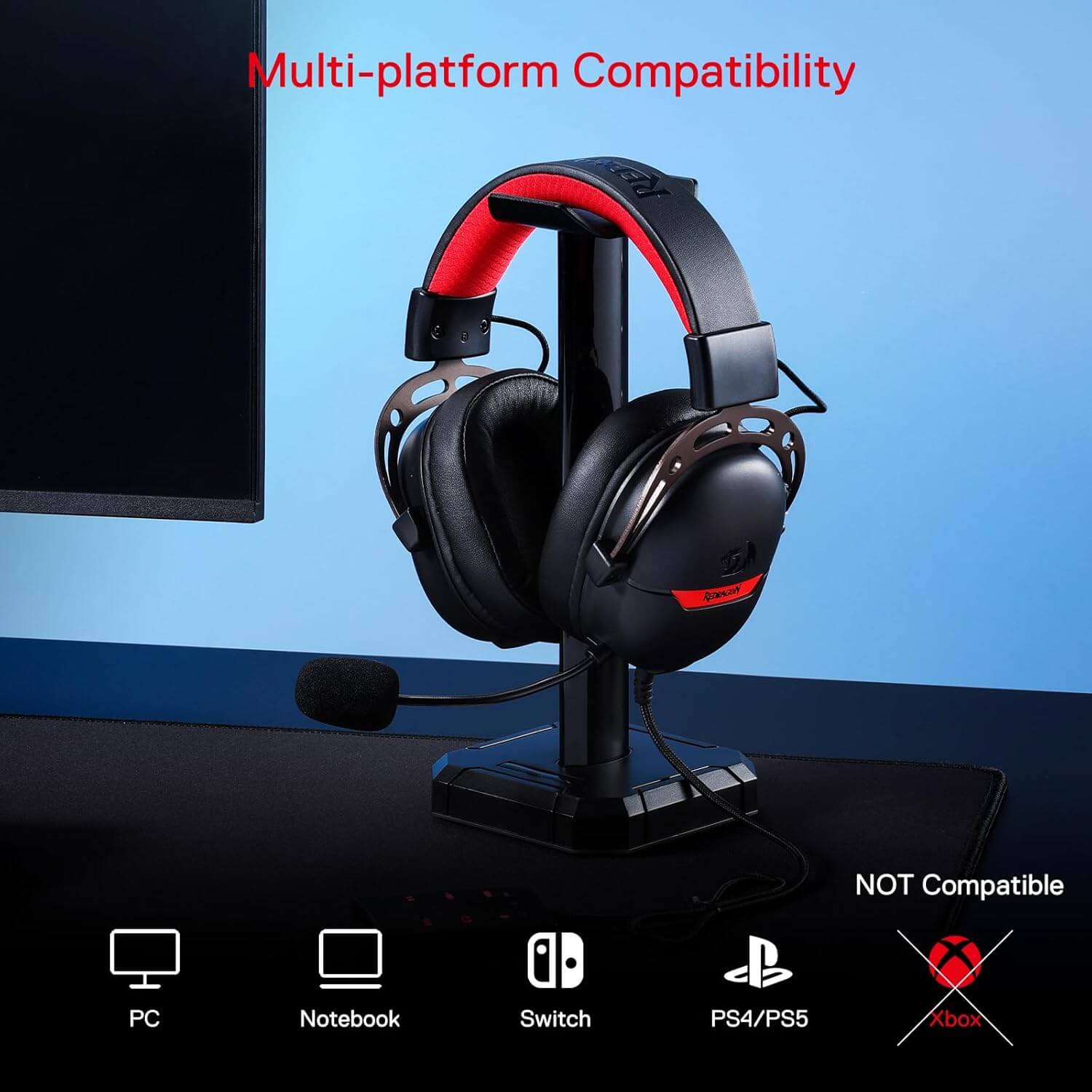 Redragon Aurora H376 7.1 Surround Sound Wired Gaming Headset