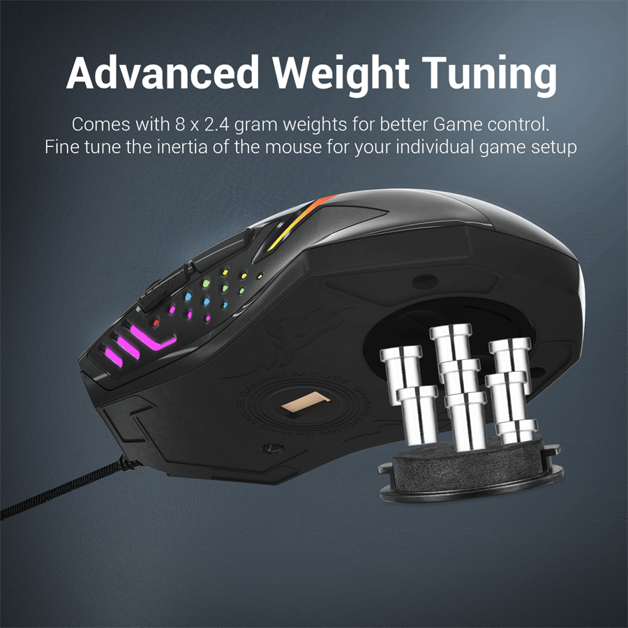 Redragon Centrophorus M601 RGB Wired Gaming Mouse