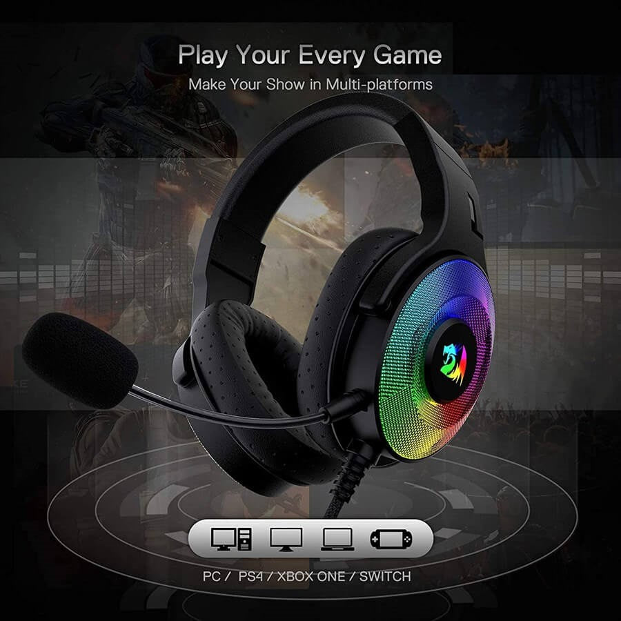 Redragon Pandora 2 H350 RGB Wired Gaming Headset