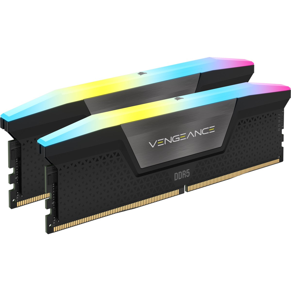 Corsair Vengeance RGB 32GB (2x16GB) 5600MHz C36 DDR5 DRAM Memory Kit - Black