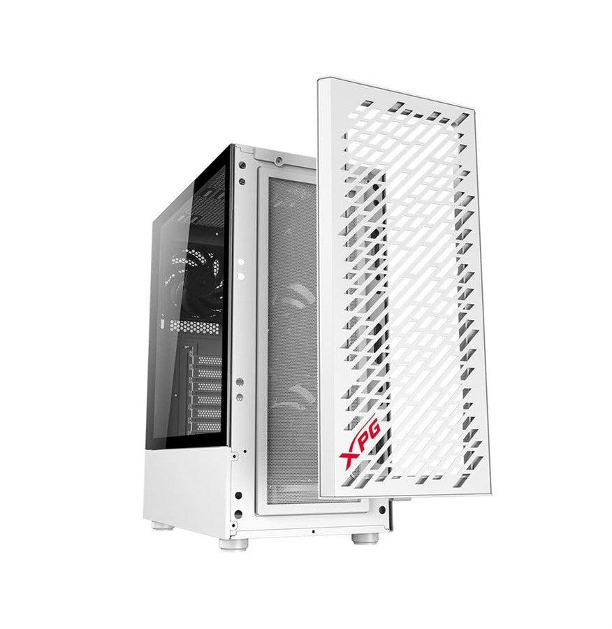 XPG VALOR AIR ATX Mid Tower Computer Case - Black Includes 4 VENTO 120 Fans